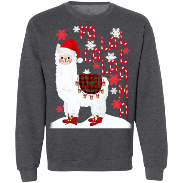Lamb Fa La La La Llama Christmas Sweatshirt, Hoodie