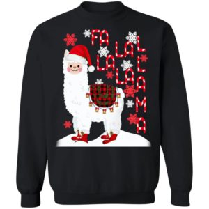 Lamb Fa La La La Llama Christmas Sweatshirt, Hoodie