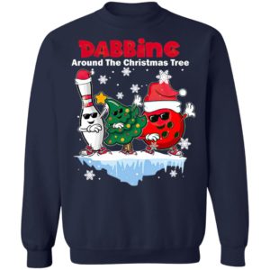 Bowling Dabbing Around The Christmas Tree Sweatshirt, Hoodie, T-shirt