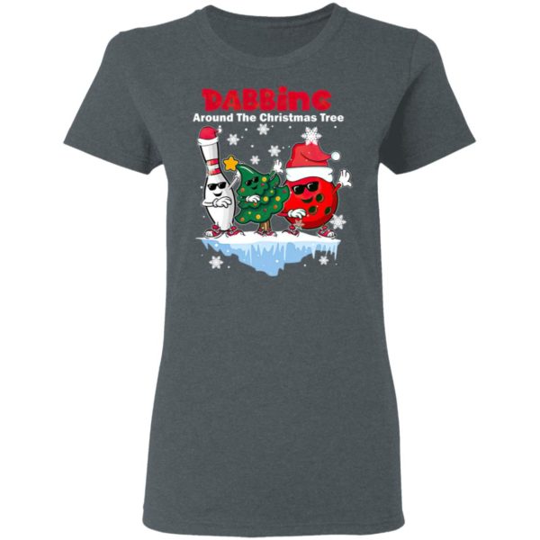 Bowling Dabbing Around The Christmas Tree Sweatshirt, Hoodie, T-shirt