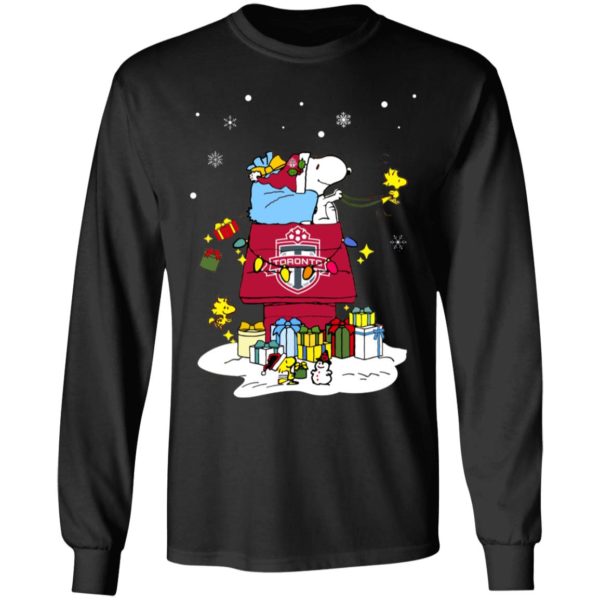 Toronto FC Santa Snoopy Wish You A Merry Christmas Shirt