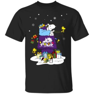 TCU Horned Frogs Santa Snoopy Wish You A Merry Christmas Shirt