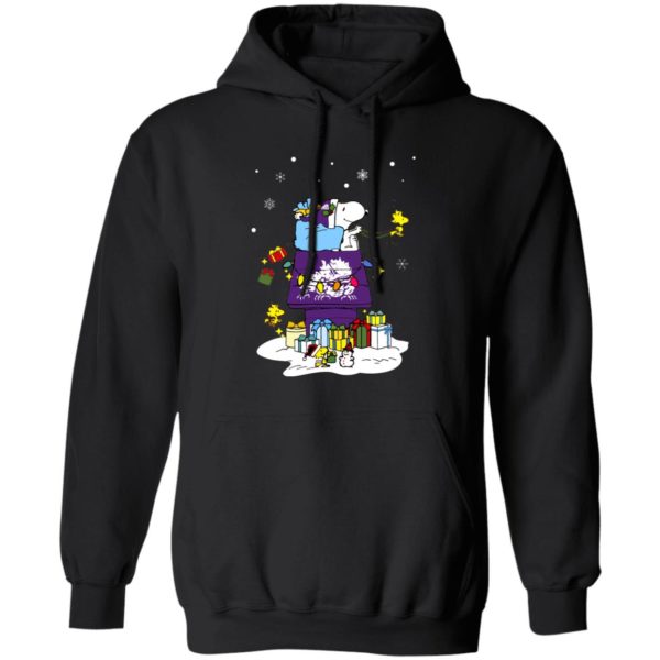 TCU Horned Frogs Santa Snoopy Wish You A Merry Christmas Shirt