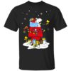 TCU Horned Frogs Santa Snoopy Wish You A Merry Christmas Shirt