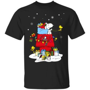 Tampa Bay Buccaneers Santa Snoopy Wish You A Merry Christmas Shirt