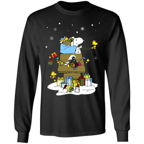 Purdue Boilermakers Santa Snoopy Wish You A Merry Christmas Shirt