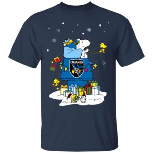 San Jose Earthquakes Santa Snoopy Wish You A Merry Christmas Shirt