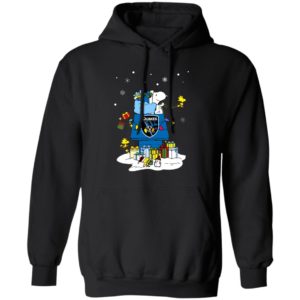 San Jose Earthquakes Santa Snoopy Wish You A Merry Christmas Shirt