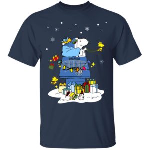 Orlando Magic Santa Snoopy Wish You A Merry Christmas Shirt
