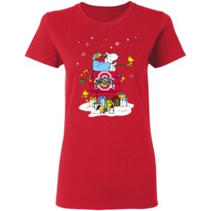 Ohio State Buckeyes Santa Snoopy Wish You A Merry Christmas Shirt