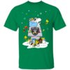 Notre Dame Fighting Irish Santa Snoopy Wish You A Merry Christmas Shirt