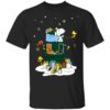 Miami Heat Santa Snoopy Wish You A Merry Christmas Shirt