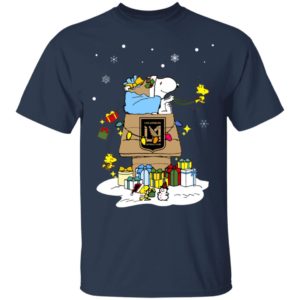 Los Angeles FC Santa Snoopy Wish You A Merry Christmas Shirt