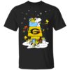 Green Bay Packers Santa Snoopy Wish You A Merry Christmas Shirt