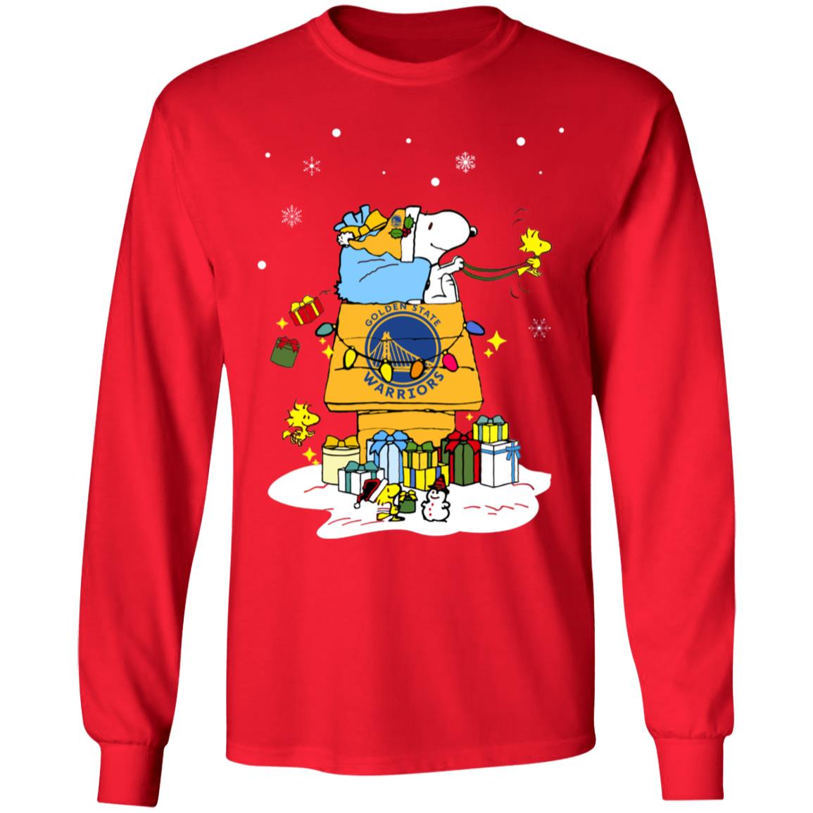 Golden State Warriors Snoopy NBA AOP Ugly Christmas Sweater Christtmas  Holiday Gift - Freedomdesign
