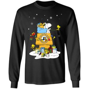 Indiana Pacers Santa Snoopy Wish You A Merry Christmas Shirt
