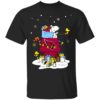 Atlanta Falcons Santa Snoopy Wish You A Merry Christmas Shirt