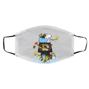 Mizzou Tigers Santa Snoopy Wish You A Merry Christmas face mask