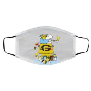 Grambling State Tigers Santa Snoopy Wish You A Merry Christmas face mask