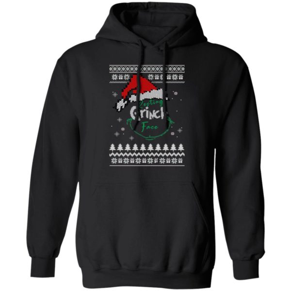 Resting Grinch Face Ugly Christmas Sweater, Hoodie
