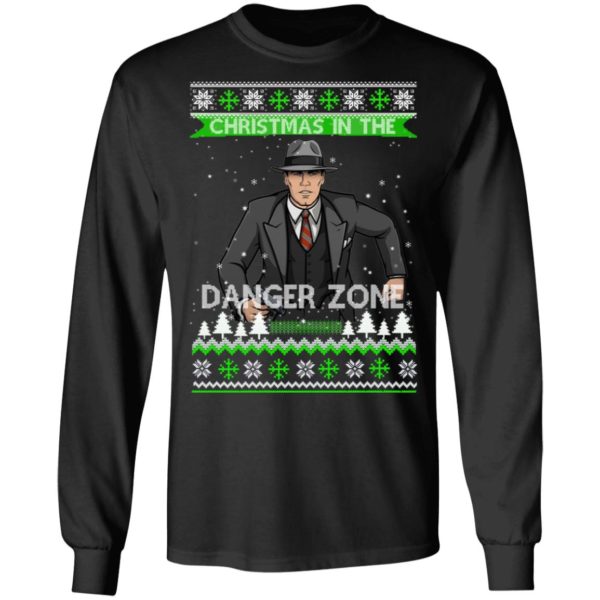 Archer Christmas In The Danger Zone Ugly Christmas Sweater