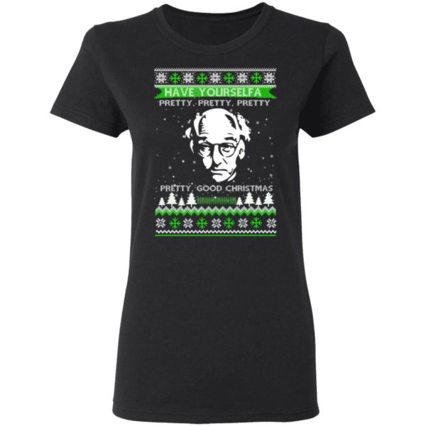 Larry David Have Yourself A Pretty Good Christmas Ugly Sweater