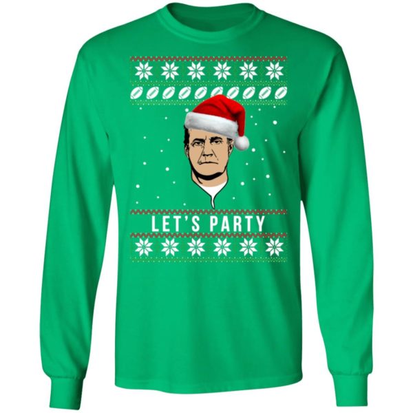 Belichick Lets Party Ugly Christmas Sweater