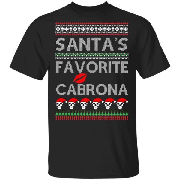 Santa’s Favorite Cabrona OG Navidad Christmas Ugly Sweatshirt