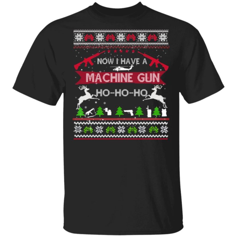 Die Hard Ugly Christmas Sweater Now I Have A Machine Gun