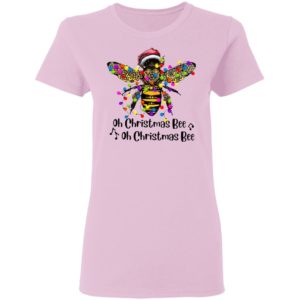 Bee Santa Oh Christmas Bee Oh Christmas Bee Light Shirt