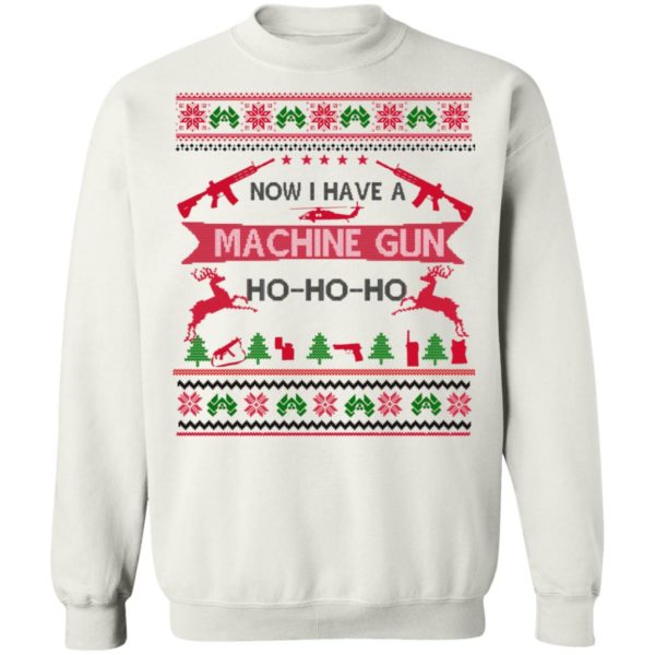 Now I Have A Machine Gun Die Hard Ugly Christmas Sweater