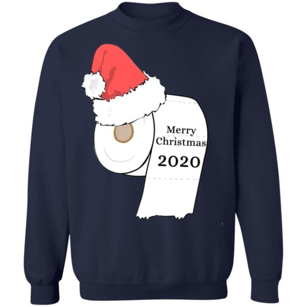 Santa Hat Toilet Paper Merry Christmas 2020 Sweatshirt