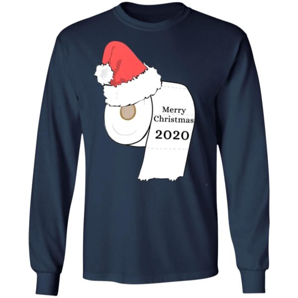 Santa Hat Toilet Paper Merry Christmas 2020 Sweatshirt