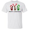 Ballet Shoes Santa Merry Christmas Shirt