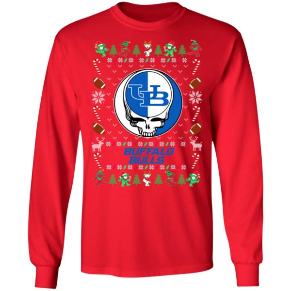 Buffalo Bulls Gratefull Dead Ugly Christmas Sweater