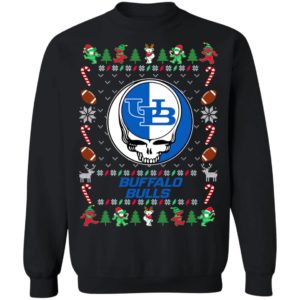 Buffalo Bulls Gratefull Dead Ugly Christmas Sweater