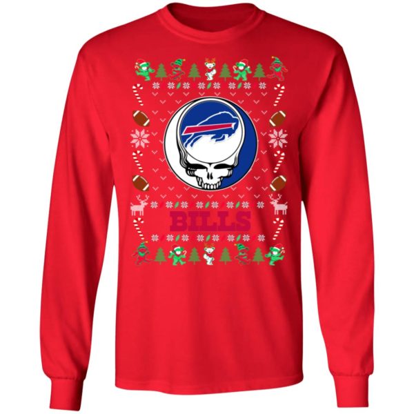 Buffalo Bills Gratefull Dead Ugly Christmas Sweater