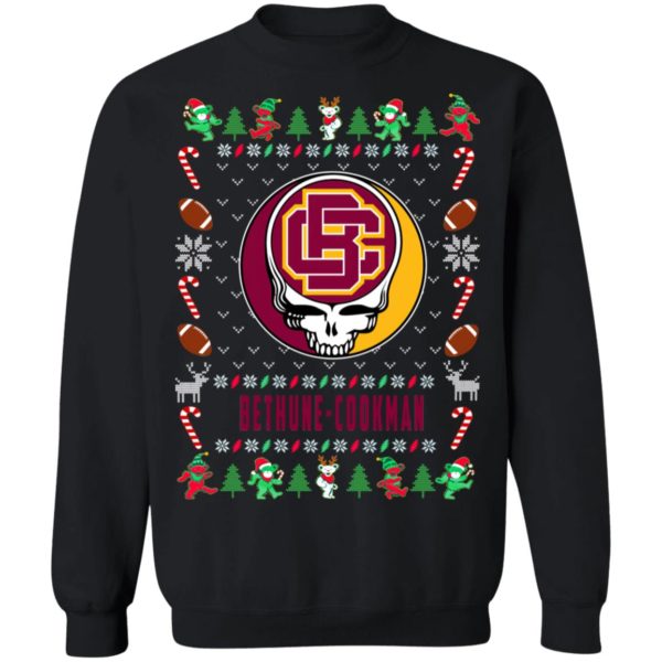 Bethune Cookman Wildcats Gratefull Dead Ugly Christmas Sweater