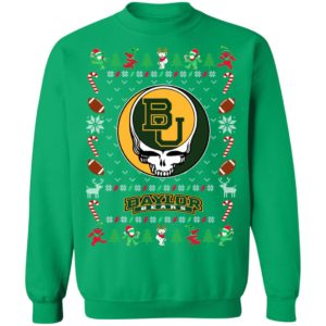 Baylor Bears Gratefull Dead Ugly Christmas Sweater