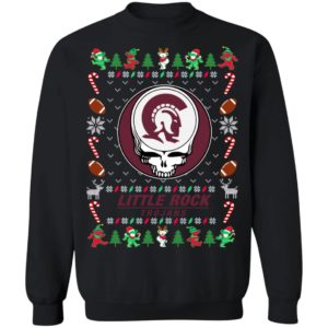 arkansas little rock trojans Gratefull Dead Ugly Christmas Sweater