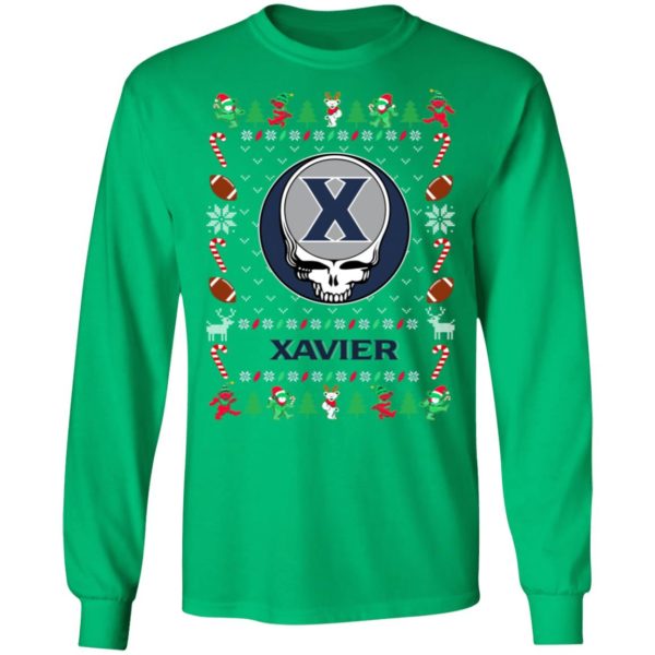 Basketball Xavier Musketeers Gratefull Dead Ugly Christmas Sweater