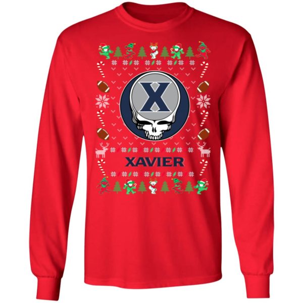 Basketball Xavier Musketeers Gratefull Dead Ugly Christmas Sweater