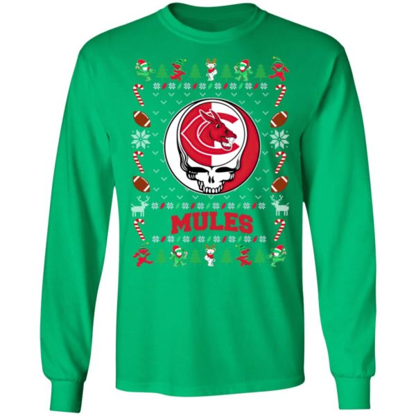Central Missouri Mules Gratefull Dead Ugly Christmas Sweater