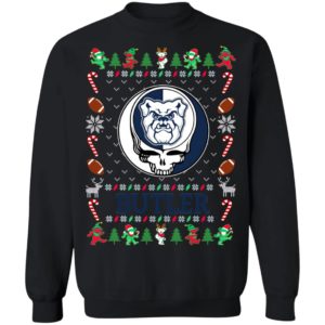 Butler Bulldogs Gratefull Dead Ugly Christmas Sweater