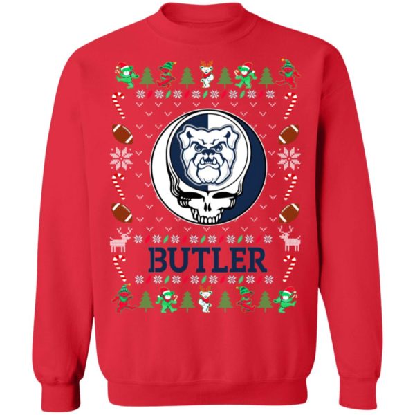 Butler Bulldogs Gratefull Dead Ugly Christmas Sweater