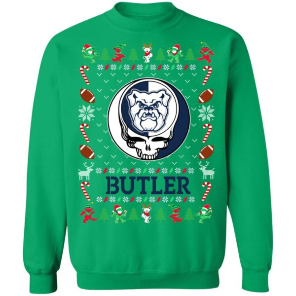 Butler Bulldogs Gratefull Dead Ugly Christmas Sweater