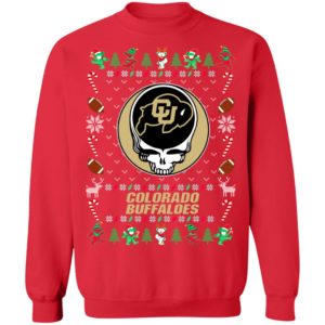 Colorado Buffaloes Gratefull Dead Ugly Christmas Sweater