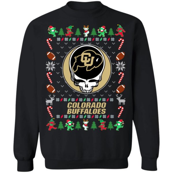 Colorado Buffaloes Gratefull Dead Ugly Christmas Sweater