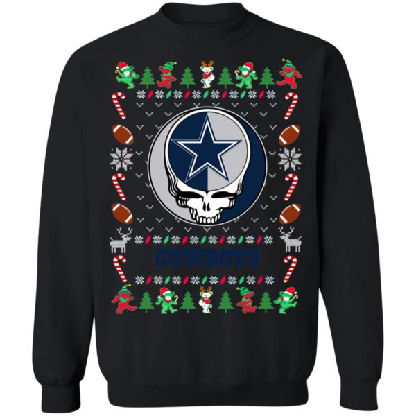 Dallas Cowboys Gratefull Dead Ugly Christmas Sweater