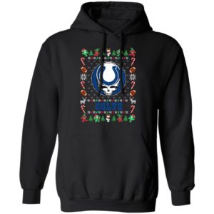 Indianapolis Colts Gratefull Dead Ugly Christmas Sweater
